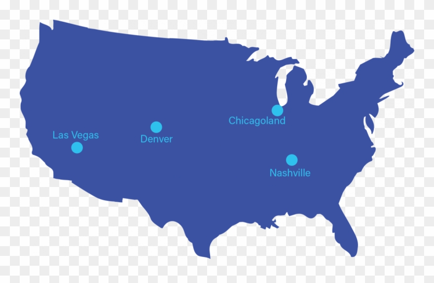 Nashville, Tn - Port Of New Orleans On Map Clipart