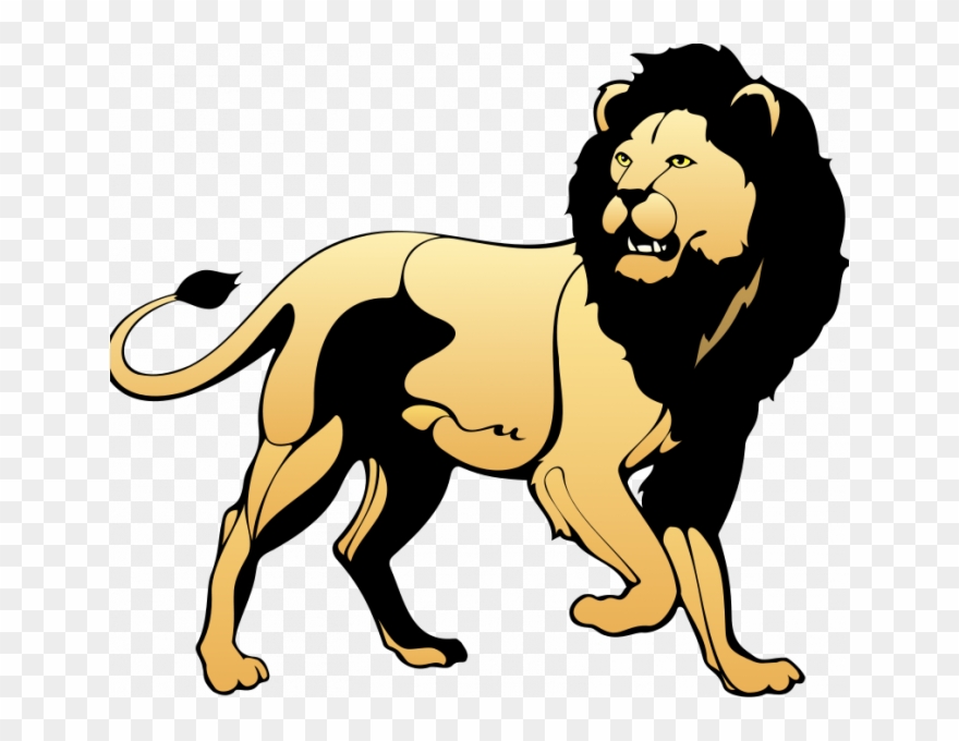 Lions Pictures Free Free Lions Pictures Free Download - Lion Clipart Png Black N White Transparent Png