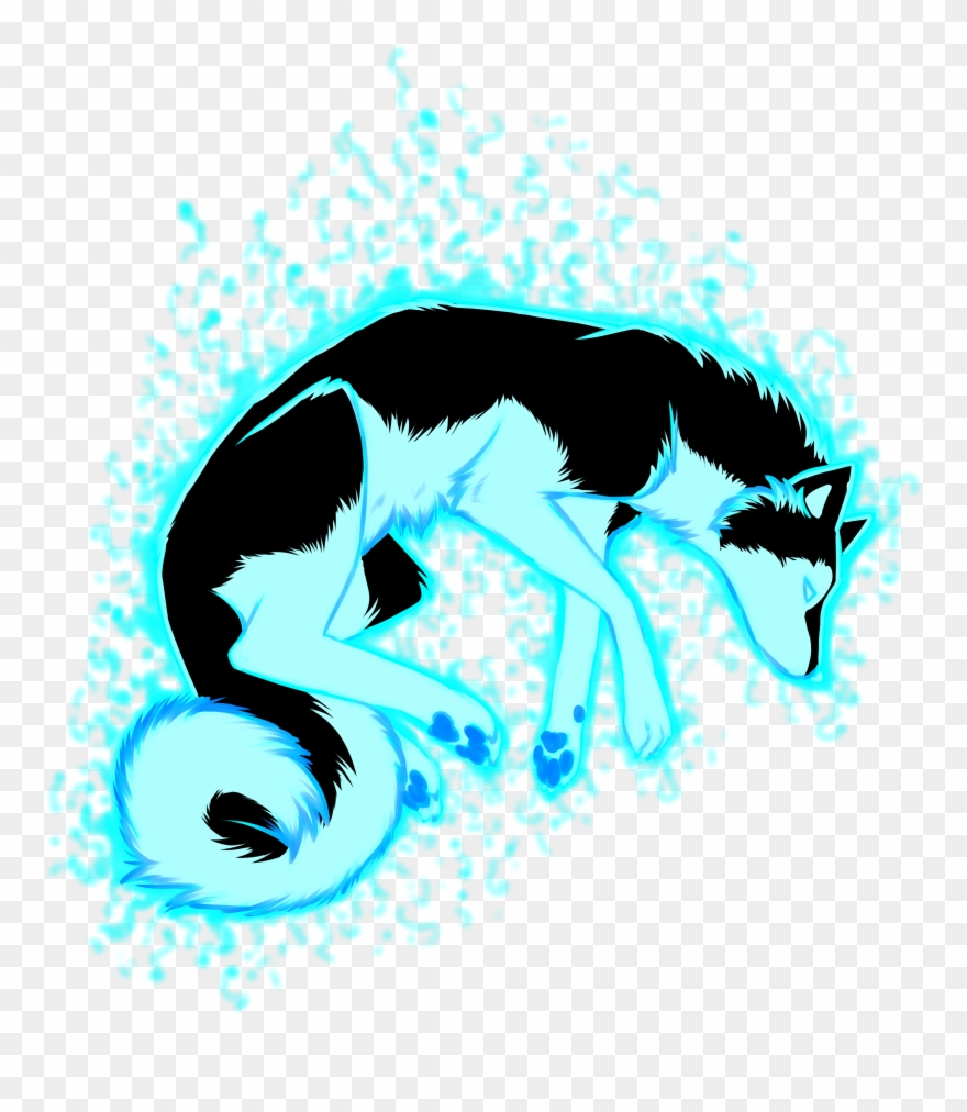 Spirit Animal Husky - Illustration Clipart
