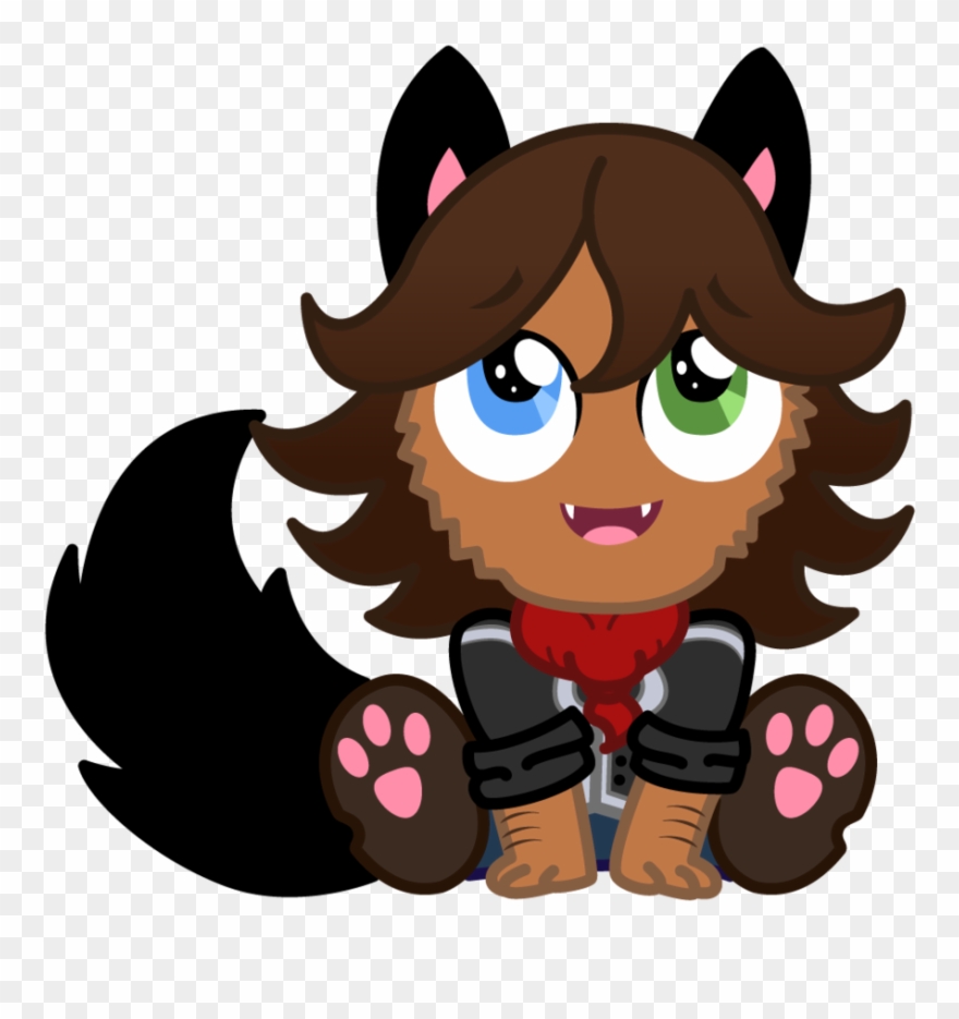 Wolfe Chibi - Cartoon Clipart