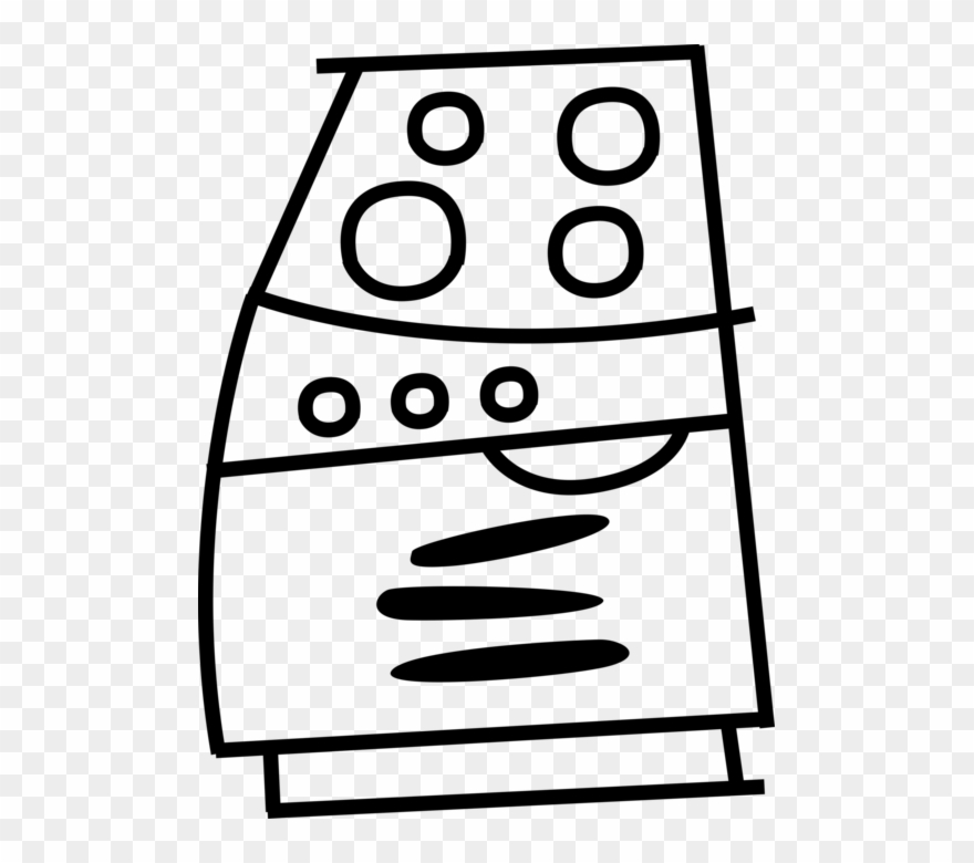 Kitchen Range Or Oven Image Illustration Of Clipart