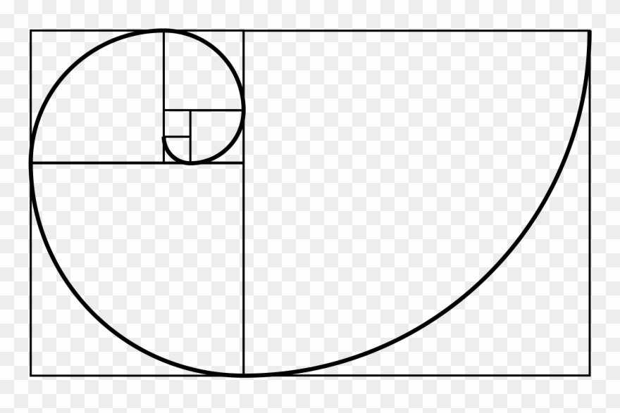 2000 X 1310 8 - Fibonacci Spiral Clipart