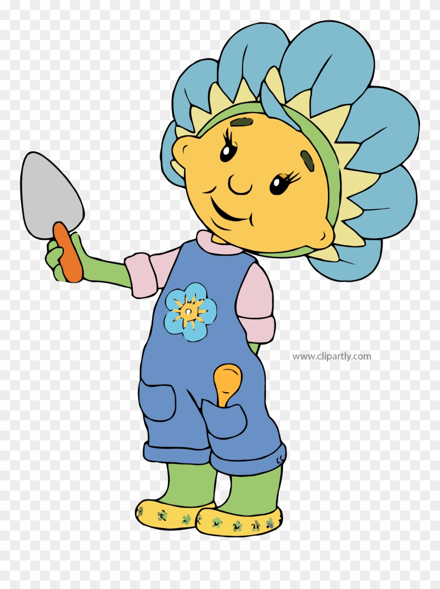 Fifi Shovel The Flowertots Clipart - Fifi And The Flowertots Fifi - Png Download