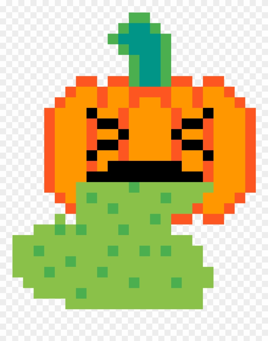 Barfing Pumpkin - 8 Bit Final Fantasy Fighter Clipart