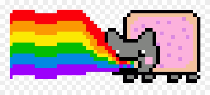 Baryan Cat - Mlg Nyan Cat Png Clipart