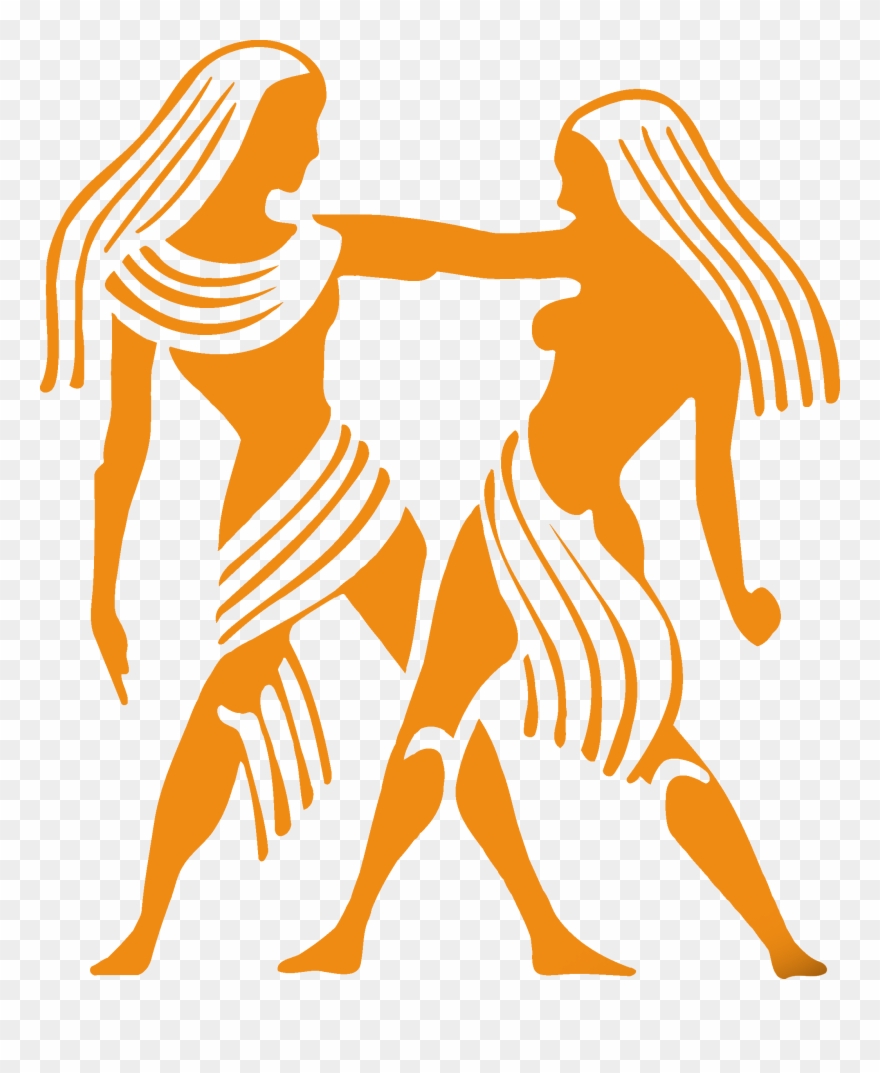 Gemini - Draw Gemini Zodiac Sign Clipart