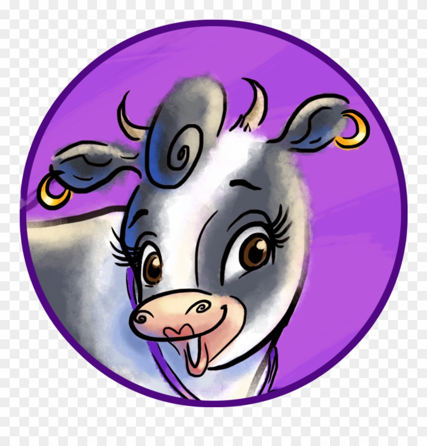 This Special Character Is Based On A Real Cow From - Cartoon Clipart