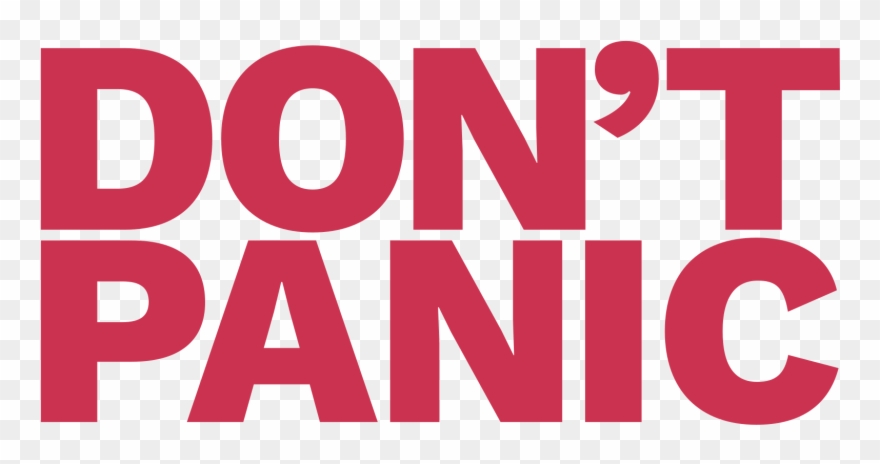 Don't Panic - Graphic Design Clipart