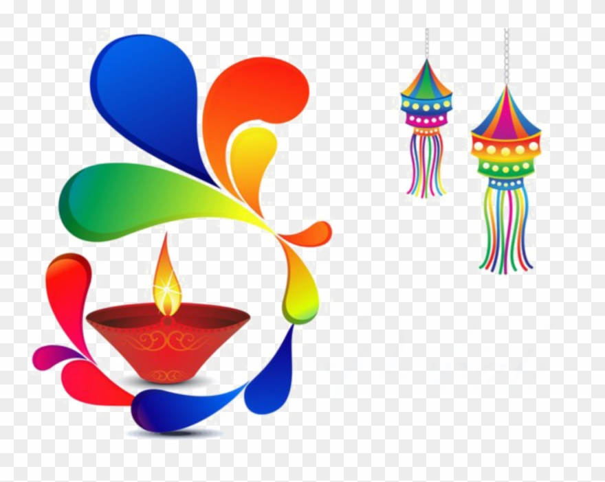 India Diwali Deepavali Deepawali தீபாவளி - Happy Diwali 2018 Png Clipart