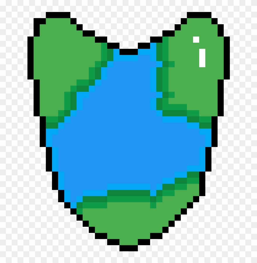 Earth Locket - Jewelry Pixel Art Clipart