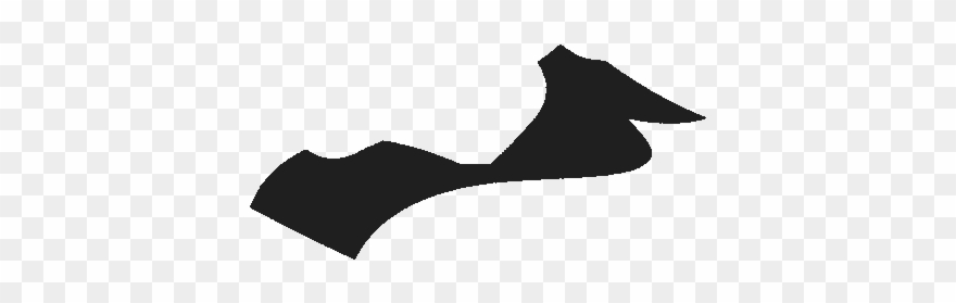P402 Black Suede - Bat Clipart