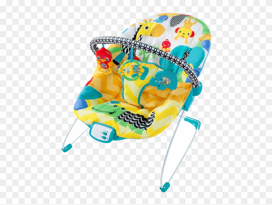 Bright Starts Safari Smiles Bouncer - Bright Starts Bouncer Safari Clipart