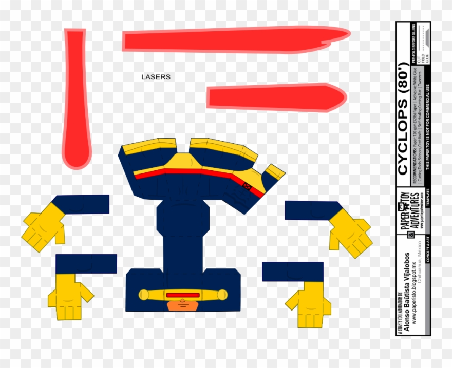 Cyclops, One Of The First X-men Clipart