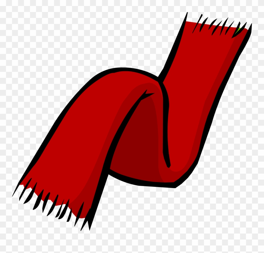 Red Scarf - Blue Scarf Clip Art - Png Download