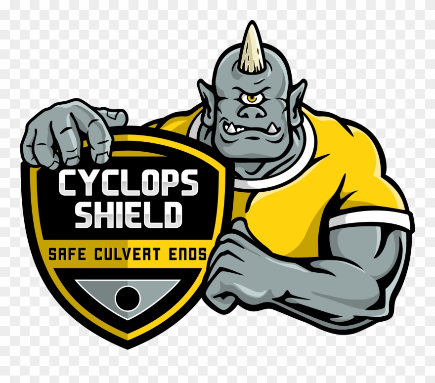 Cyclops Shield - Cartoon Clipart