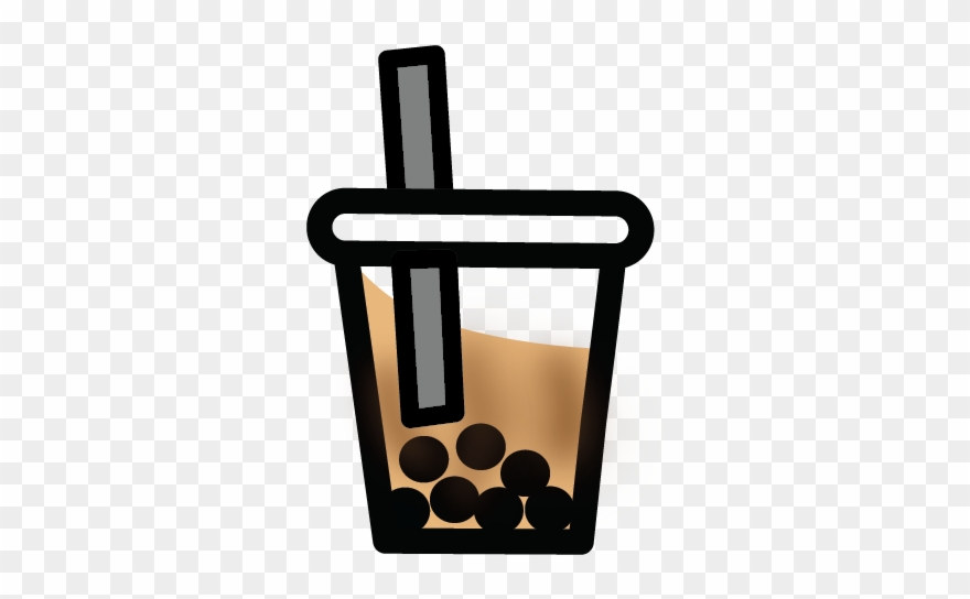 Brown Sugar Milk Tea - Bubble Tea Clipart