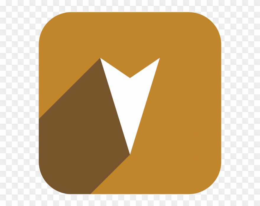 Down Orange Arrow - Emblem Clipart