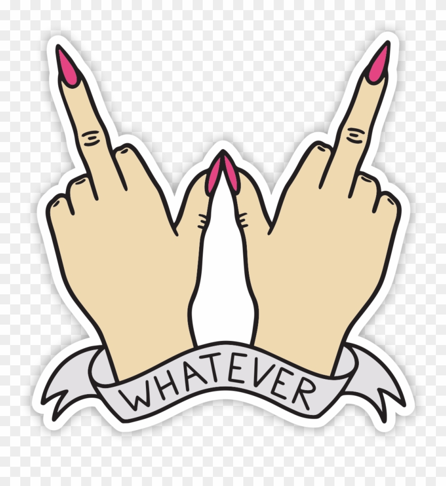 Whatever Sticker Clipart