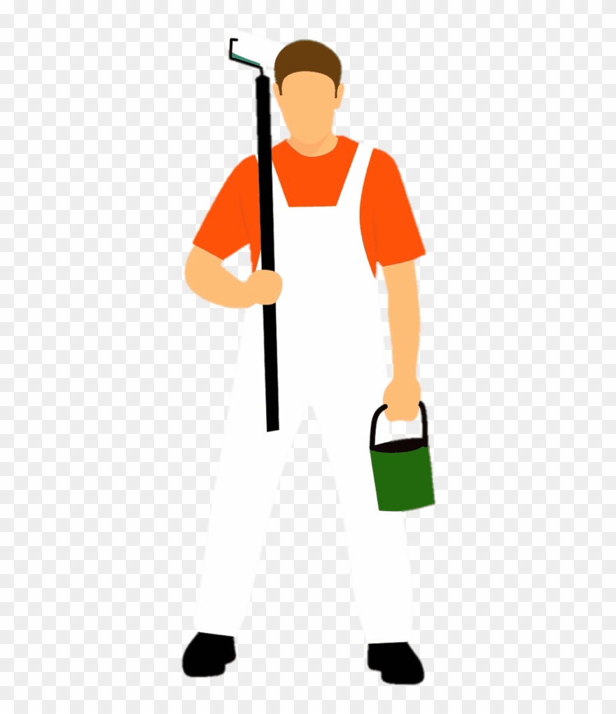 Janitor Clipart Vacuum - Illustration - Png Download