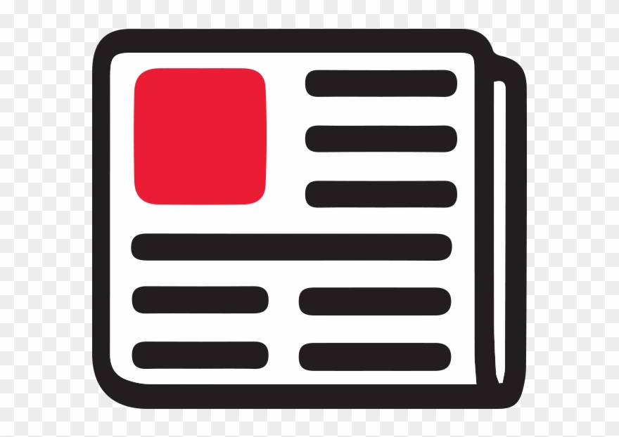 Icon Press Release - Icon Newspaper Social Media Clipart