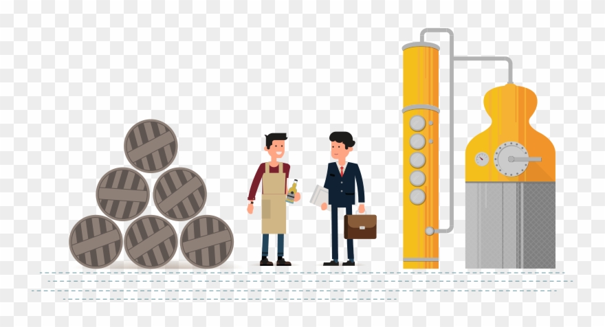 Distillery - Illustration Clipart