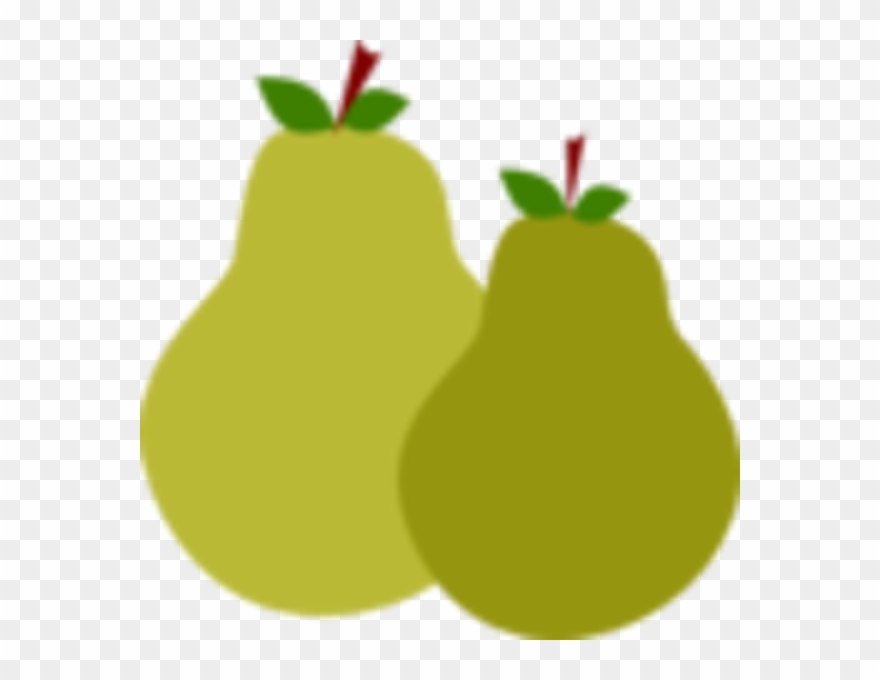 Pair Of Pears Th Image Two Pears Clip Art Png Download (3289696