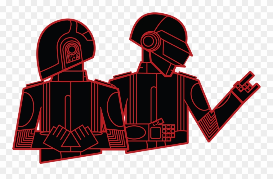 2018 Nubo Graphic Design - Daft Punk Playing Cards Clipart