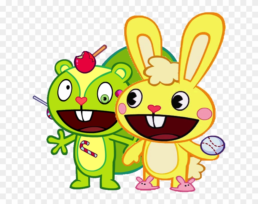 Cuddles/nutty - Happy Tree Friends Nutty Clipart
