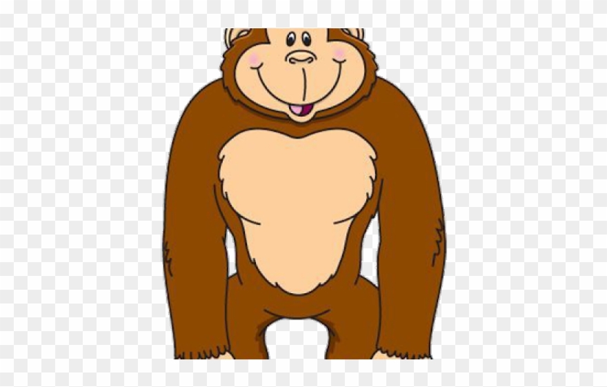 Gorilla Clipart Body - Clipart Of Ape - Png Download