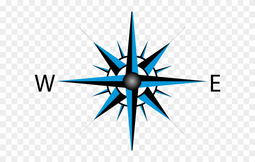 Drawn Compass Compass Rose - Compass Clipart