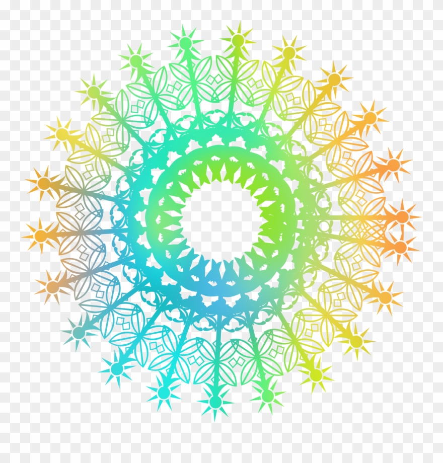 Irregular Spiral Gradient Pattern Creative Geometry - Circle Clipart