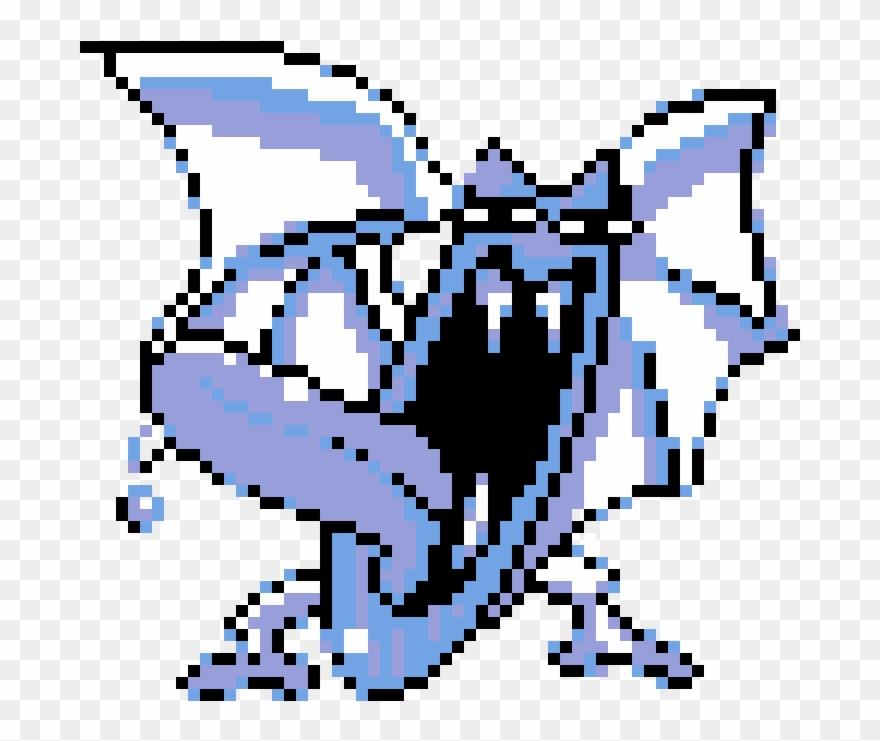 3 Replies 0 Retweets 4 Likes - Golbat Gen 1 Sprite Png Clipart