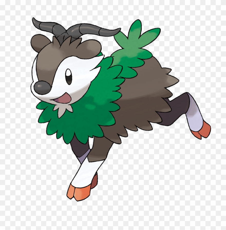 A Grass-type Pokémon, Skiddo Has A Gentle Nature And - Skiddo Pokemon Clipart