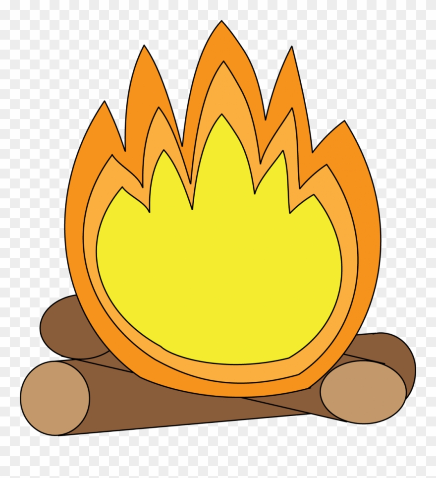 Campfire Cartoon Clipart