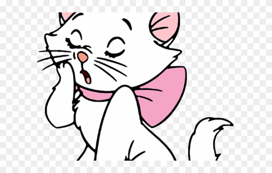 Yawn Clipart Disney - Marie Aristocats Clipart - Png Download