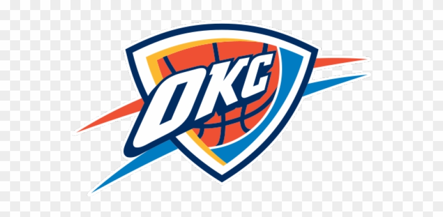 Oklahoma City Thunder Clipart Nba - Oklahoma City Thunder Logo - Png Download
