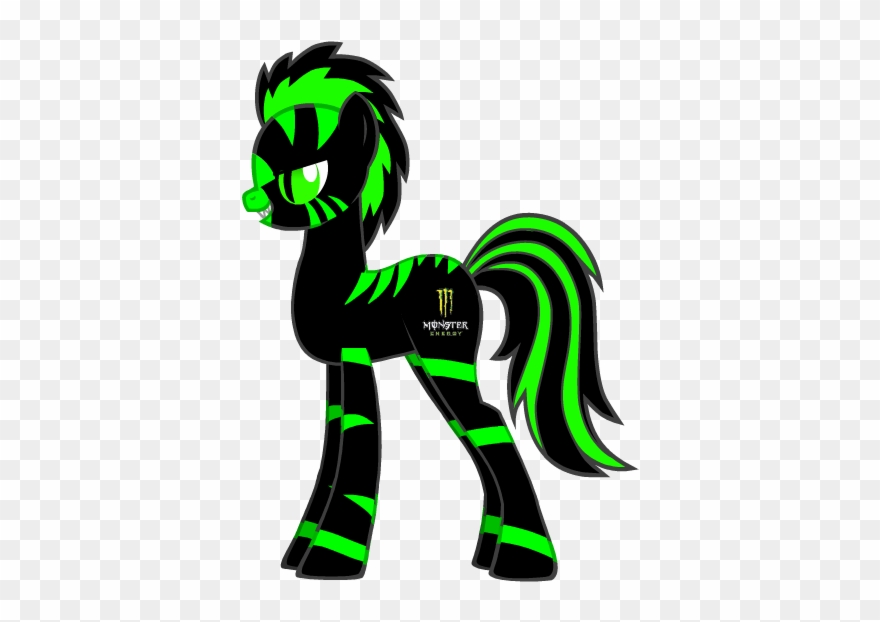 Monster Energy Clipart My Little Pony - Minecraft Ender Dragon Pony - Png Download