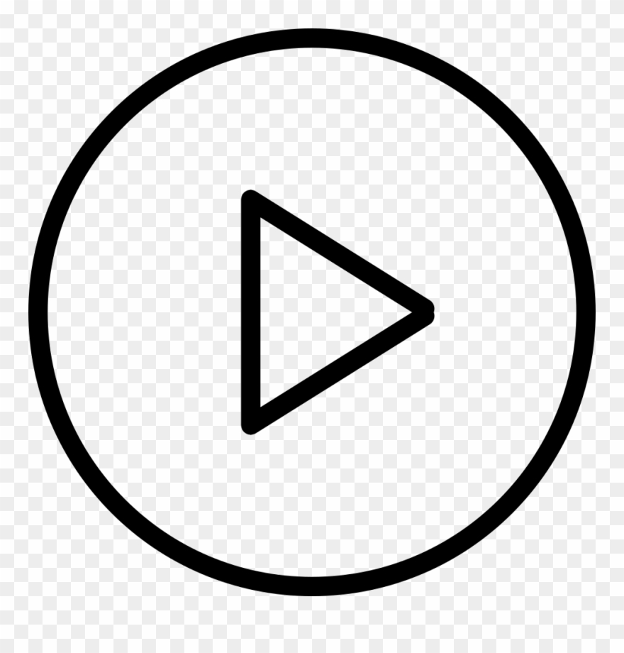 Png File - Video Player Button Clipart