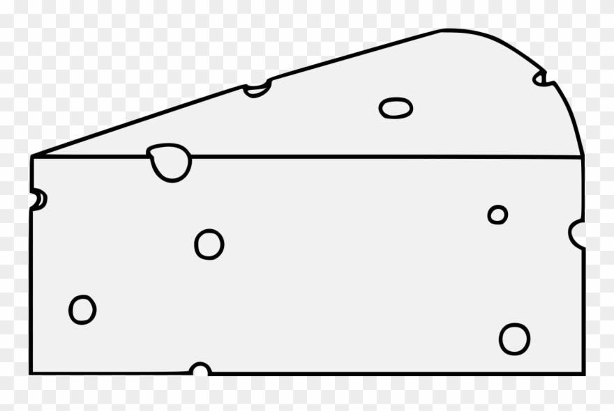 Wedge Of Cheese - Circle Clipart