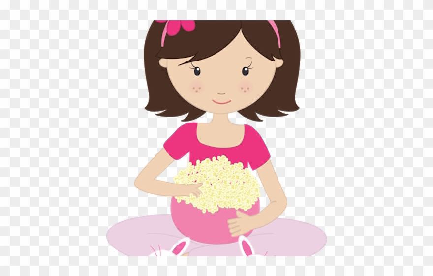 Girl Clipart Pajama - Invitation Anniversaire Soirée Pyjama - Png Download