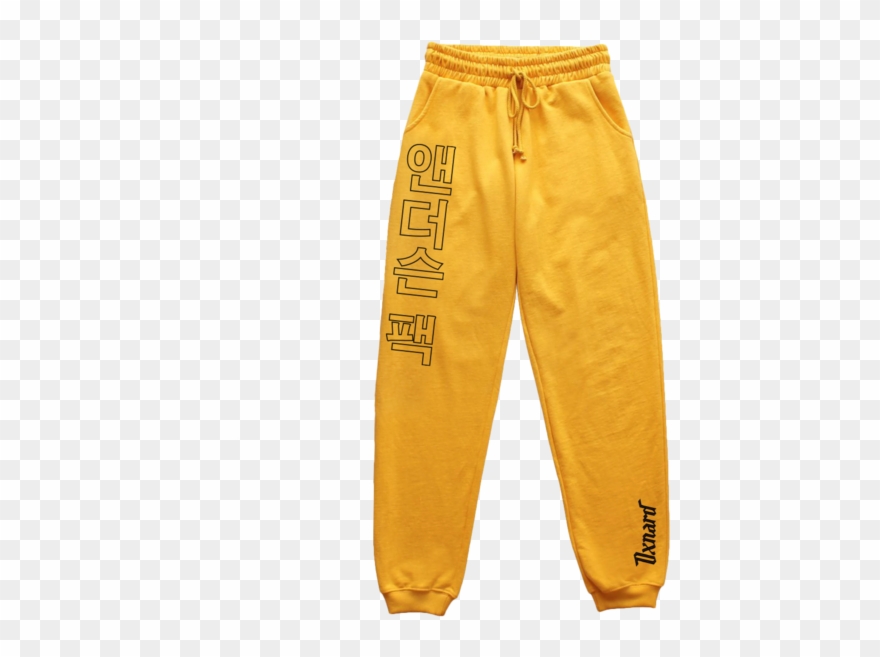 Oxnard Gold Joggers Digital Album - Yellow Sweatpants Womens Clipart