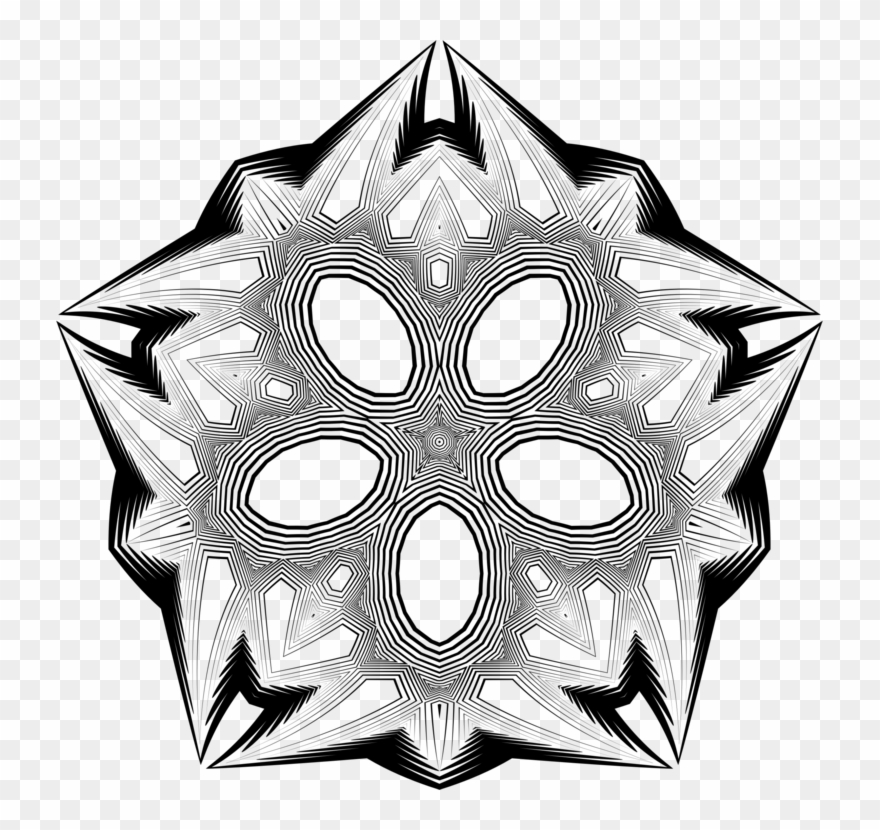 Symmetry Line Wheel - Circle Clipart