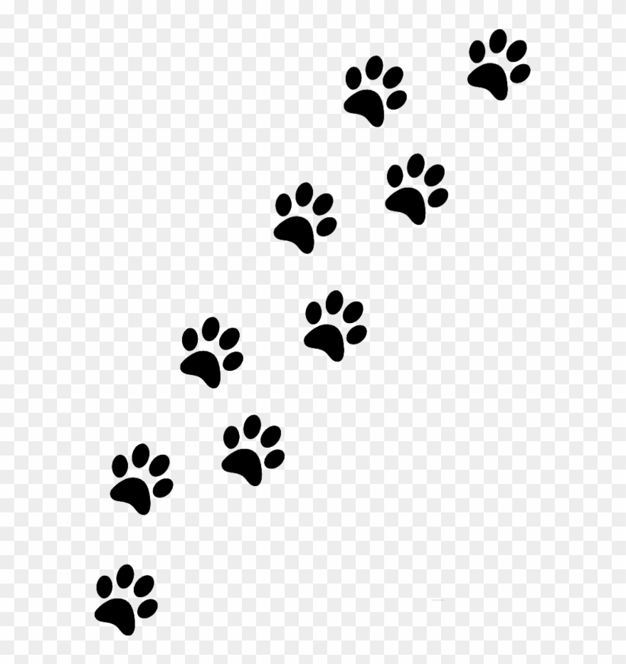 Pawprints Sticker - Paw Clipart