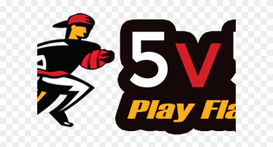 Football Clipart Flag - Flag Football - Png Download