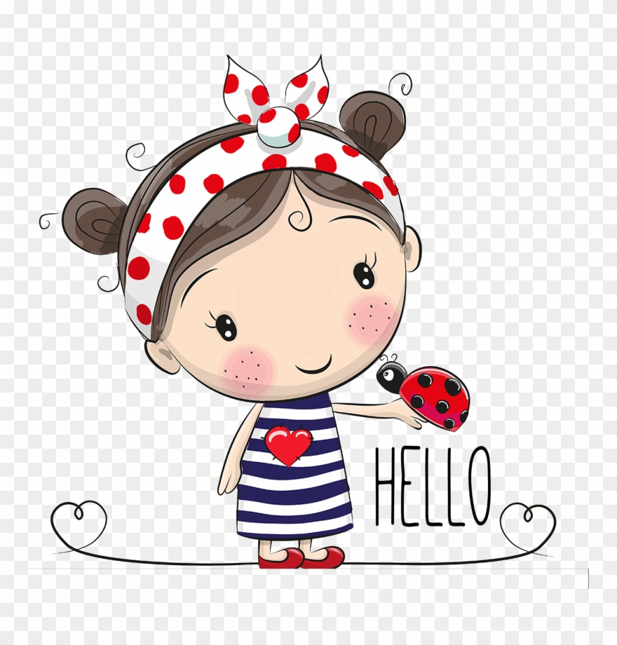 1984 X 1838 4 - Cartoon Cute Girl Clipart