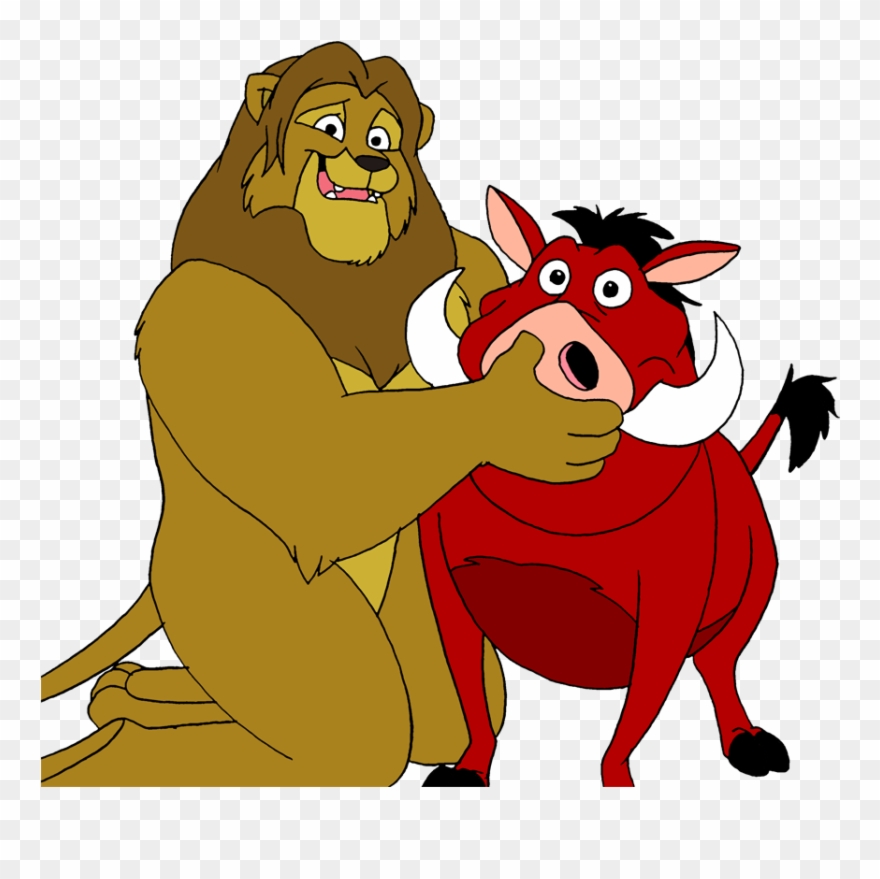 Yogi Bear Clipart - Pumbaa Not In Front Of The Kids - Png Download
