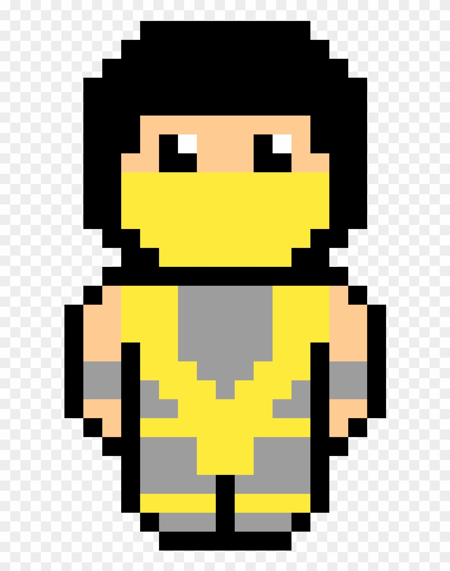 Scorpion - Koro Sensei Pixel Art Clipart