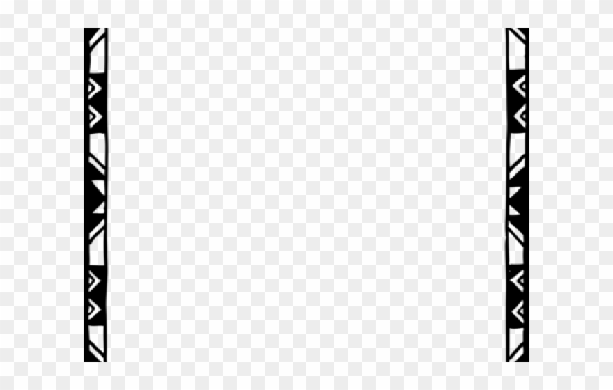 Tribal Clipart Border - Design Bond Paper Simple - Png Download