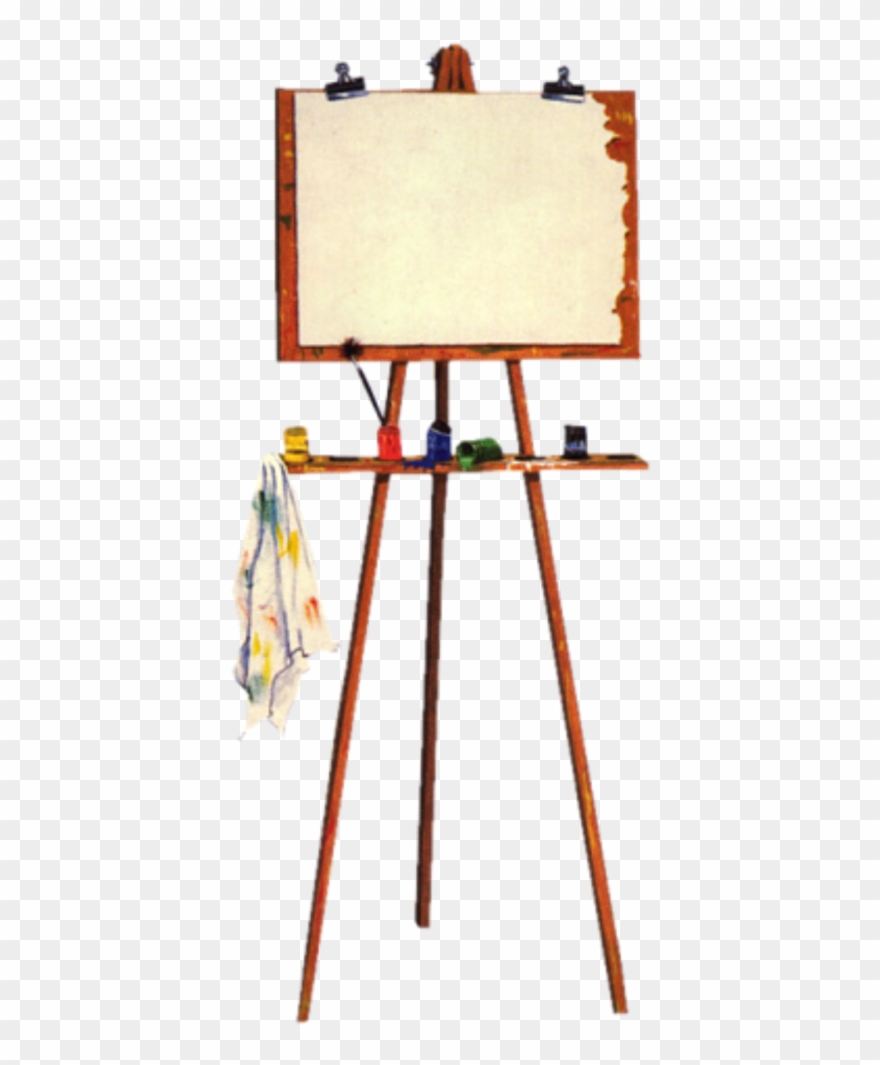 Easel Painter Retro Vintage Freetoedit - Plywood Clipart