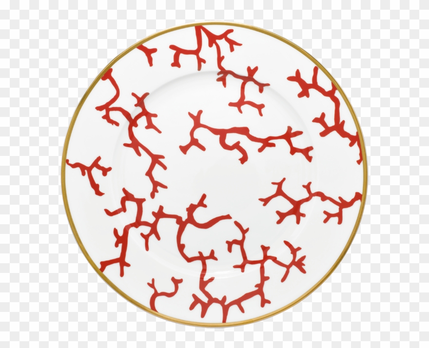 Coral Plates, For Never-ending Vacancies At Home Collection - Raynaud Porcelaine Clipart